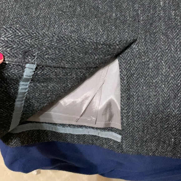 NWOT Hand woven Harris Tweed skirt 100% Scottish wool. Authentic  luxury.  Midi - Picture 4 of 6